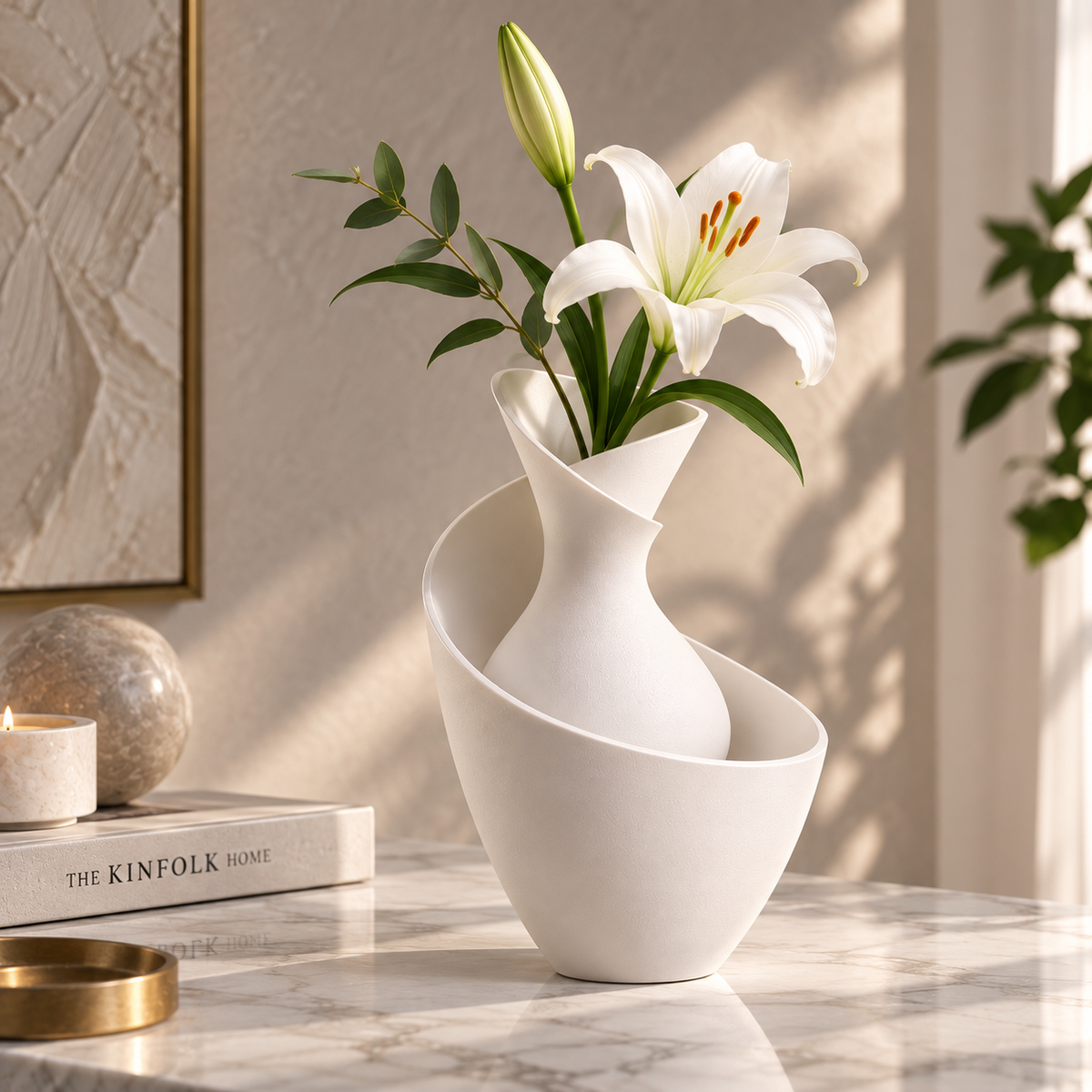 Spiral Flow Vase