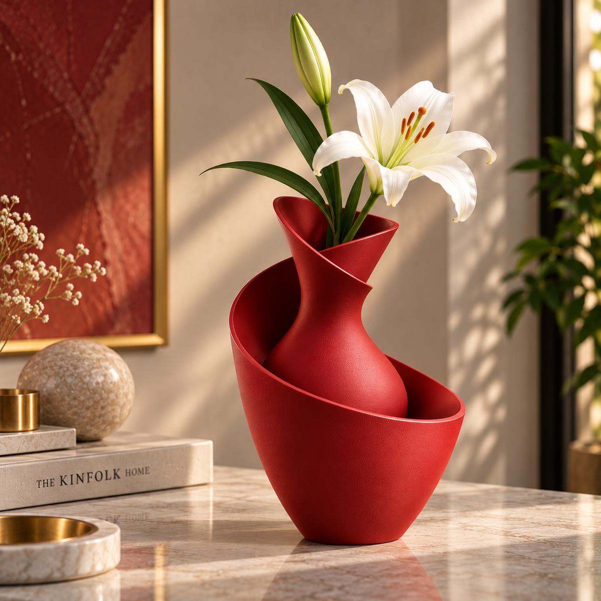 Spiral Flow Vase