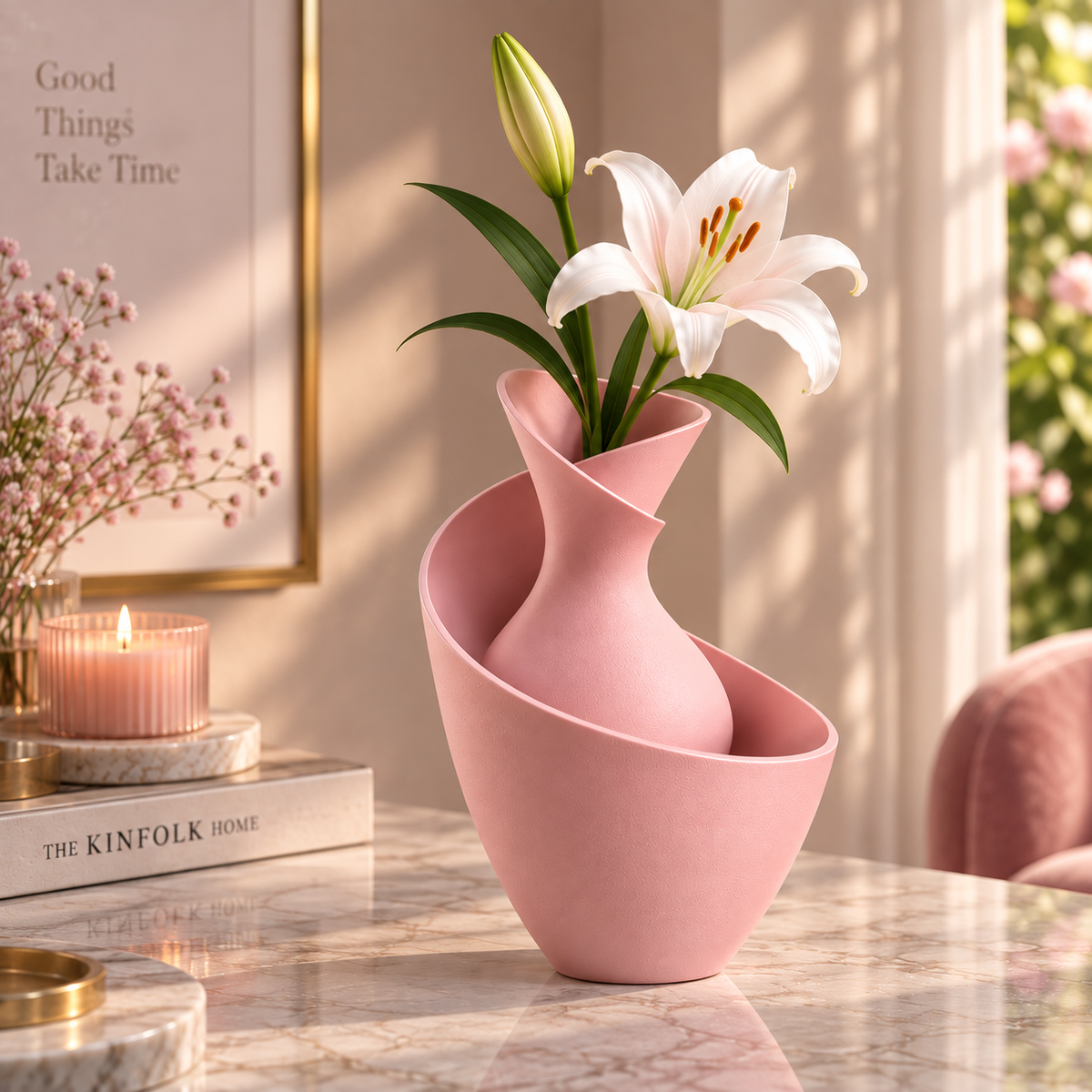 Spiral Flow Vase