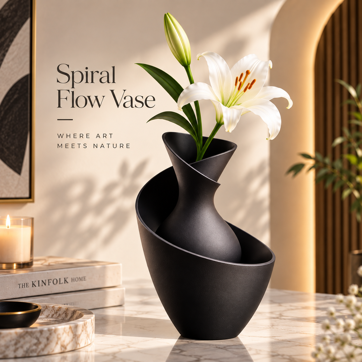 Spiral Flow Vase