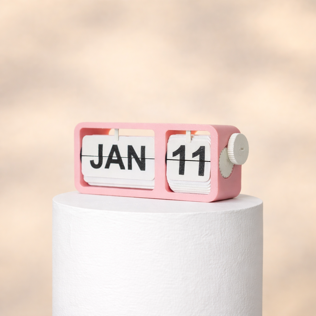 Retro Flip Calendar
