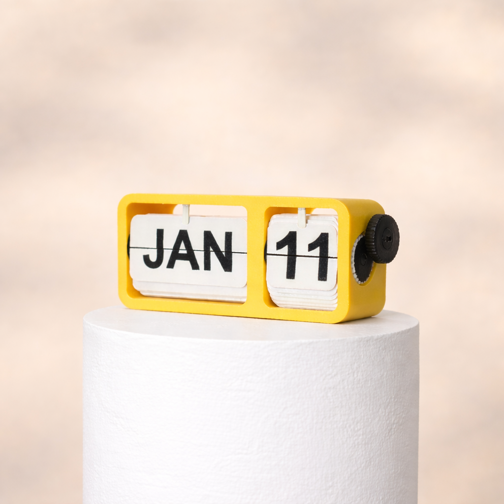 Retro Flip Calendar