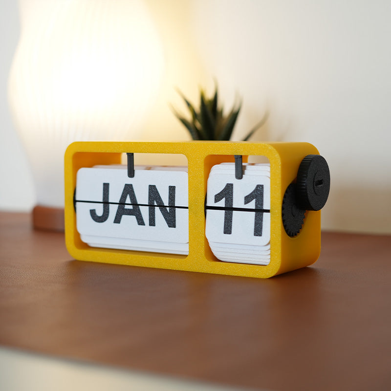 Retro Flip Calendar